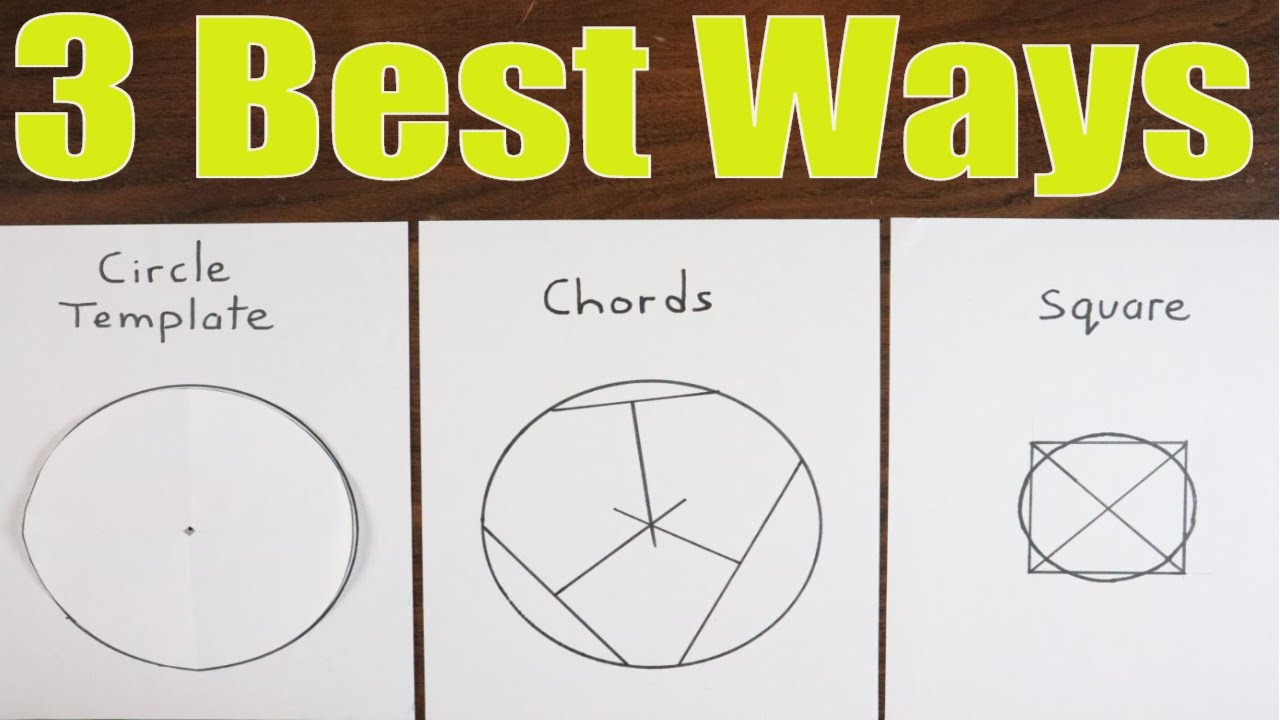 How To Find The Center Of A Circle ( 3 Easy And Quick Ways )