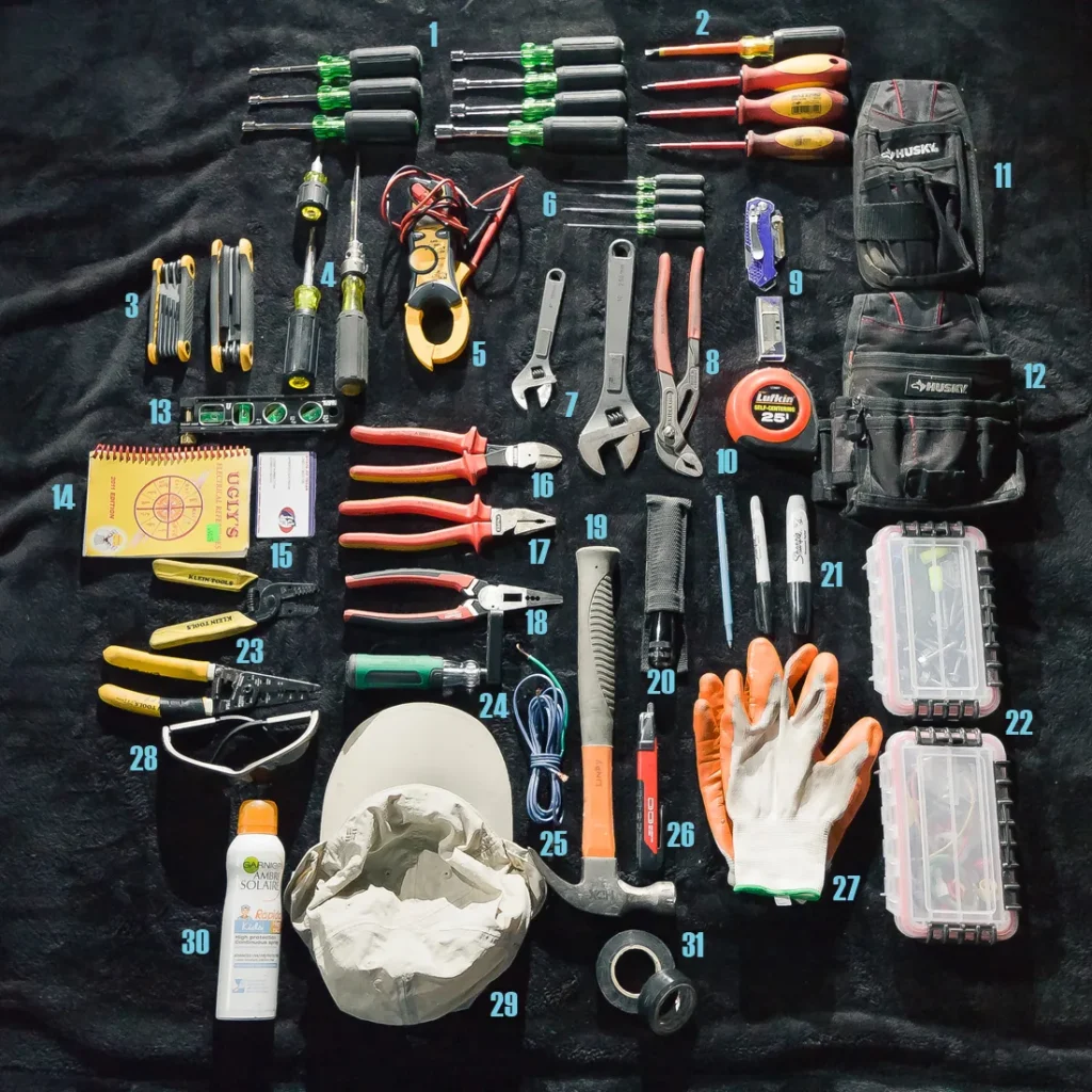 Electricians backpack