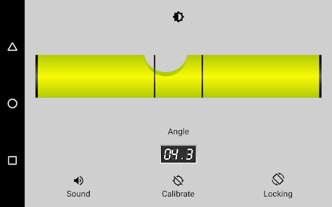 bubble level widget