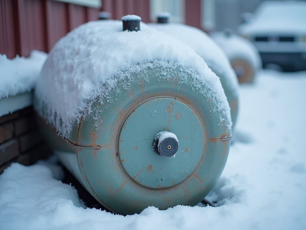 Freezing Propane Tank