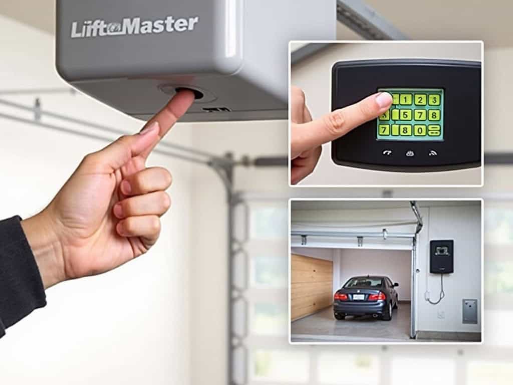 change liftmaster code