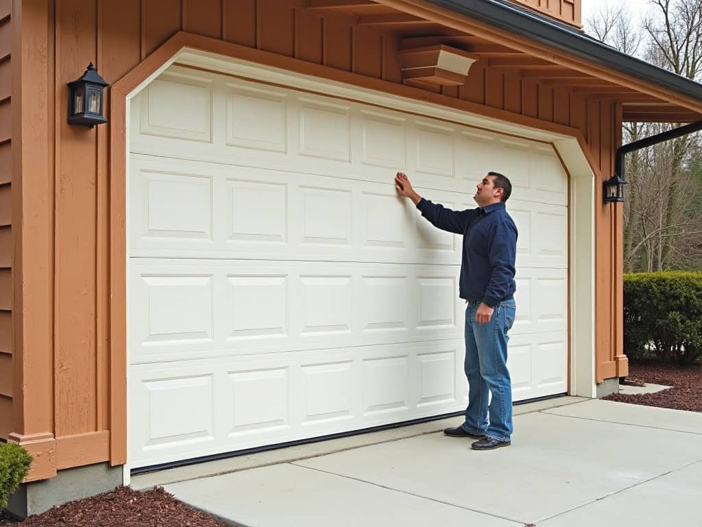 insulate a garage door