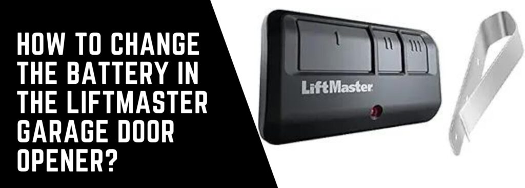 liftmaster battery replacement