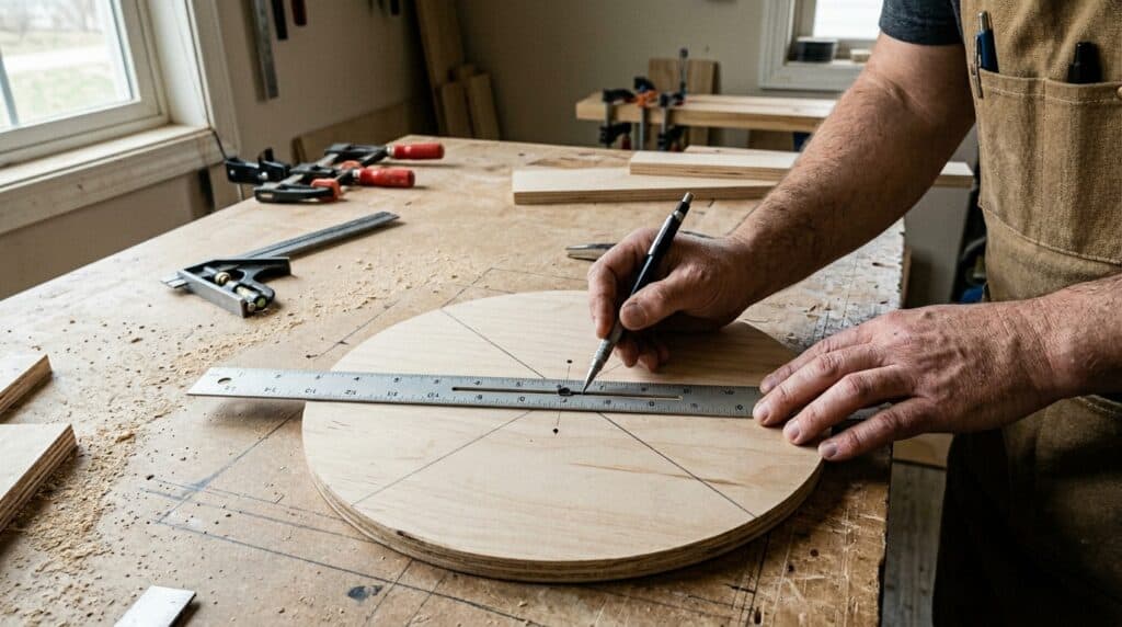 Find the Center With a Center-Finding Ruler