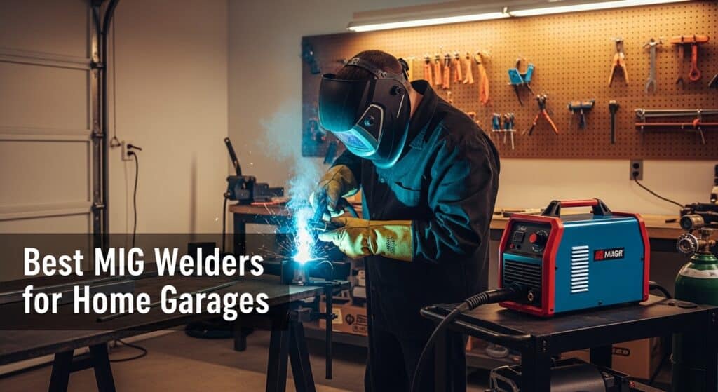 High-quality MIG welding machine for home garages with expert craftsmanship.