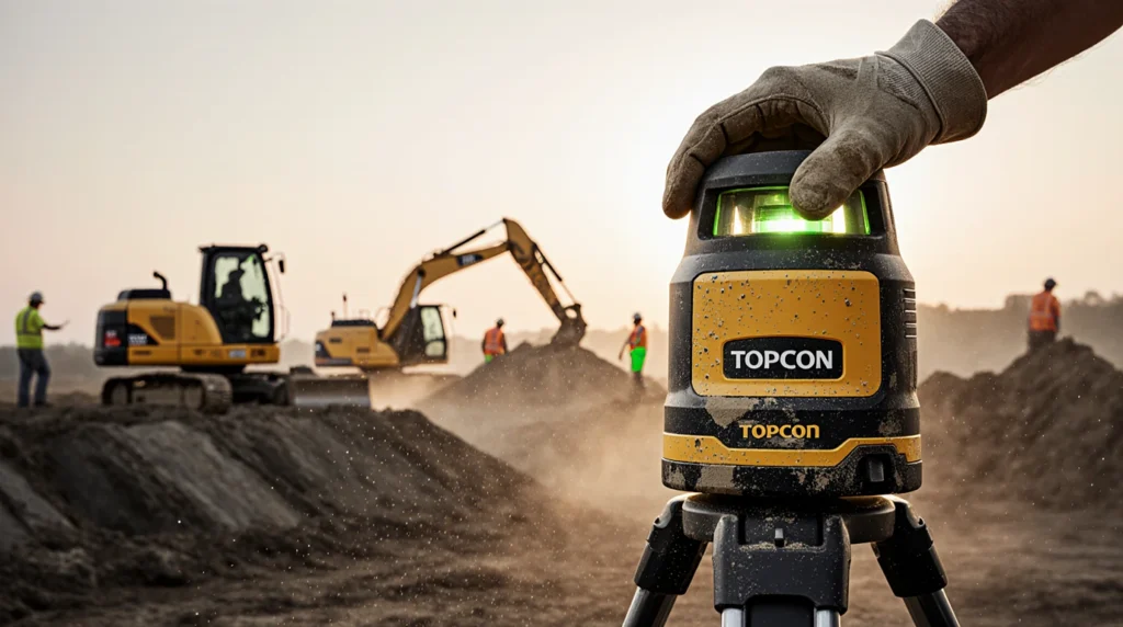 Topcon laser lever