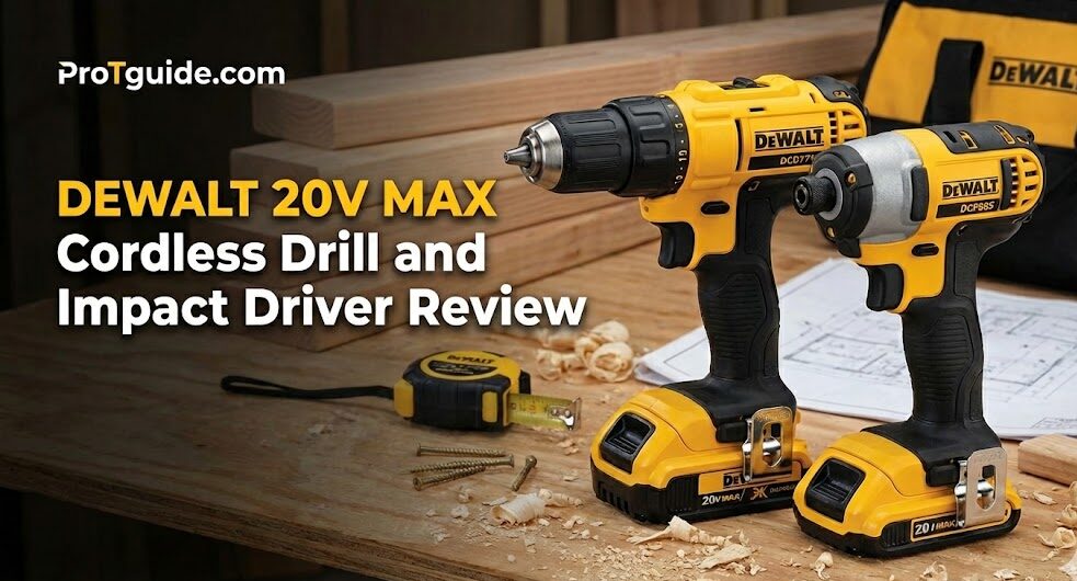 DEWALT 20V MAX Cordless Drill and Impact Driver review