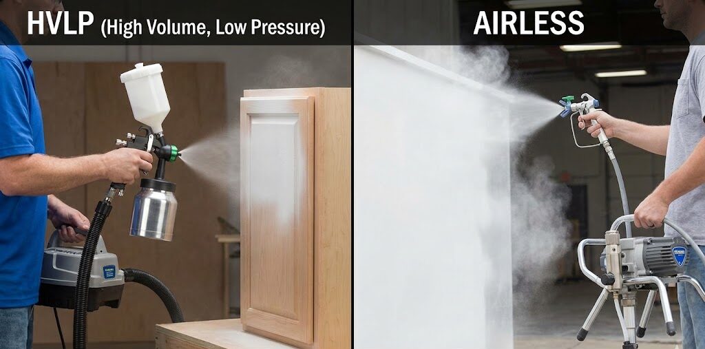 HVLP vs. Airless