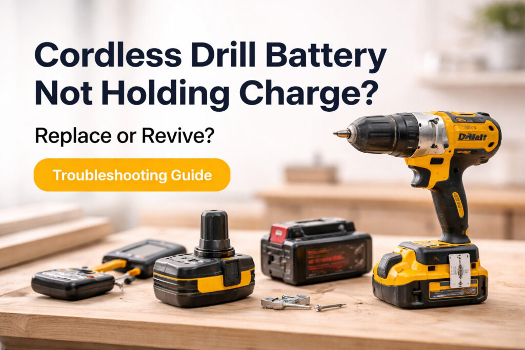 Cordless Drill Battery Not Holding Charge