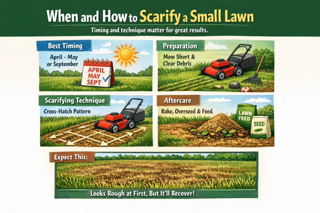 How to Scarify a Small Lawn