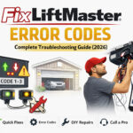 LiftMaster Error Codes Full List + Easy Fixes