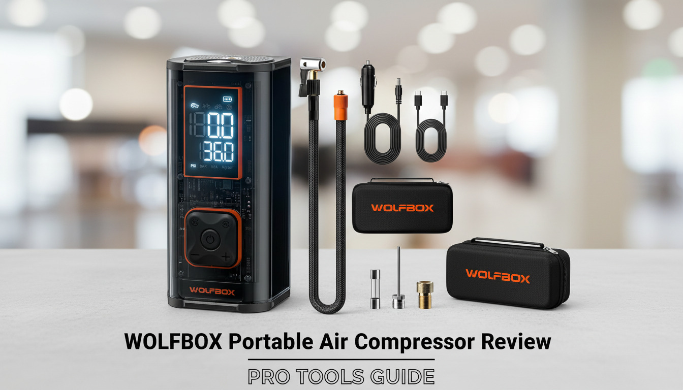 WOLFBOX Portable Air Compressor Review