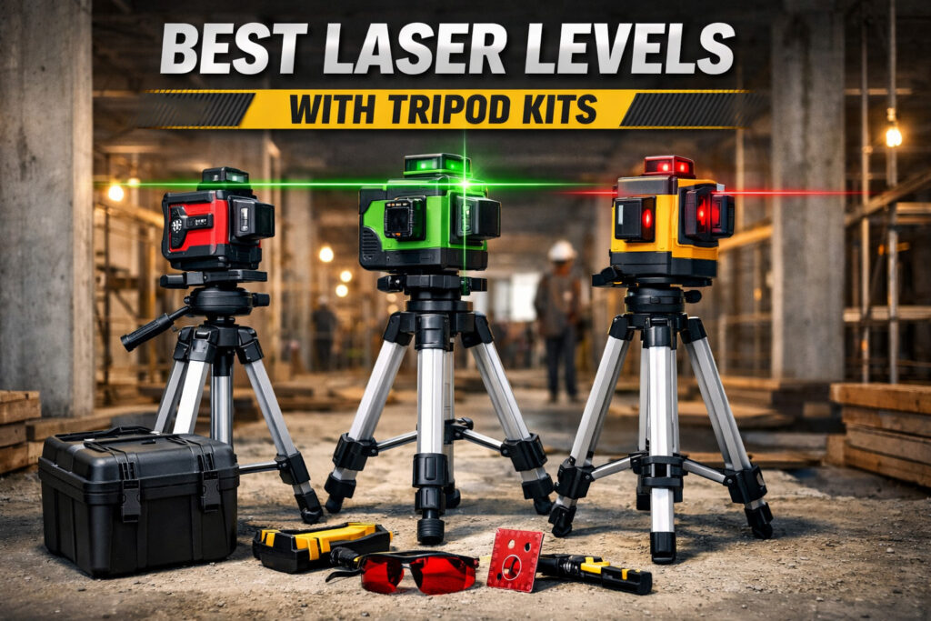 laser with tripod