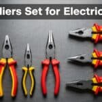 High-quality electrician pliers set with various tools for electrical work.