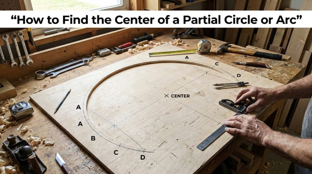 Find the Center of a Partial Circle