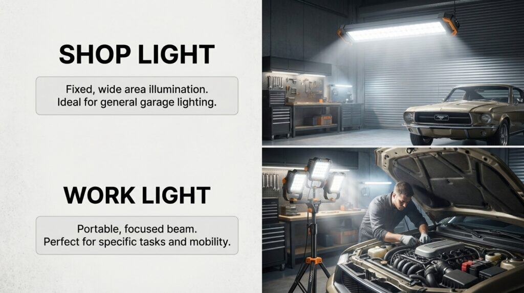 Shop Light vs. Work Light