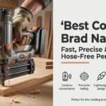 Cordless brad nailer for woodworking and trim projects in 2026.