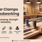 High-quality bar clamps for woodworking projects and precise assembly.