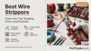 High-quality wire strippers for electrical work and DIY projects.