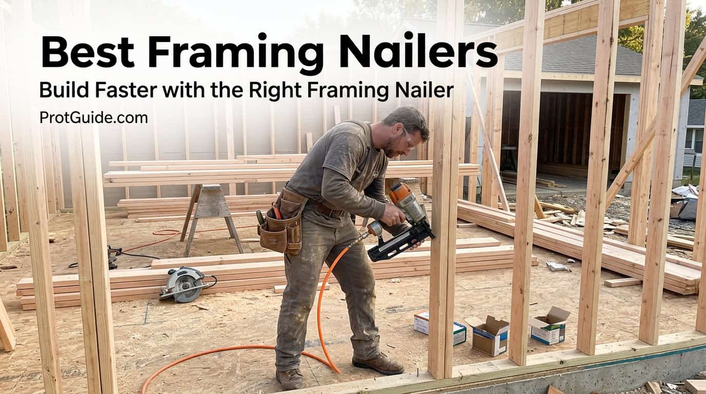 High-quality framing nailers for building projects.