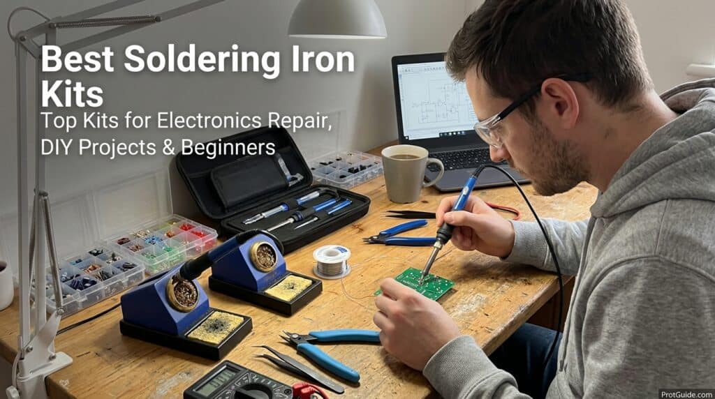 High-quality soldering iron kits for electronics repair, DIY projects, and beginners.