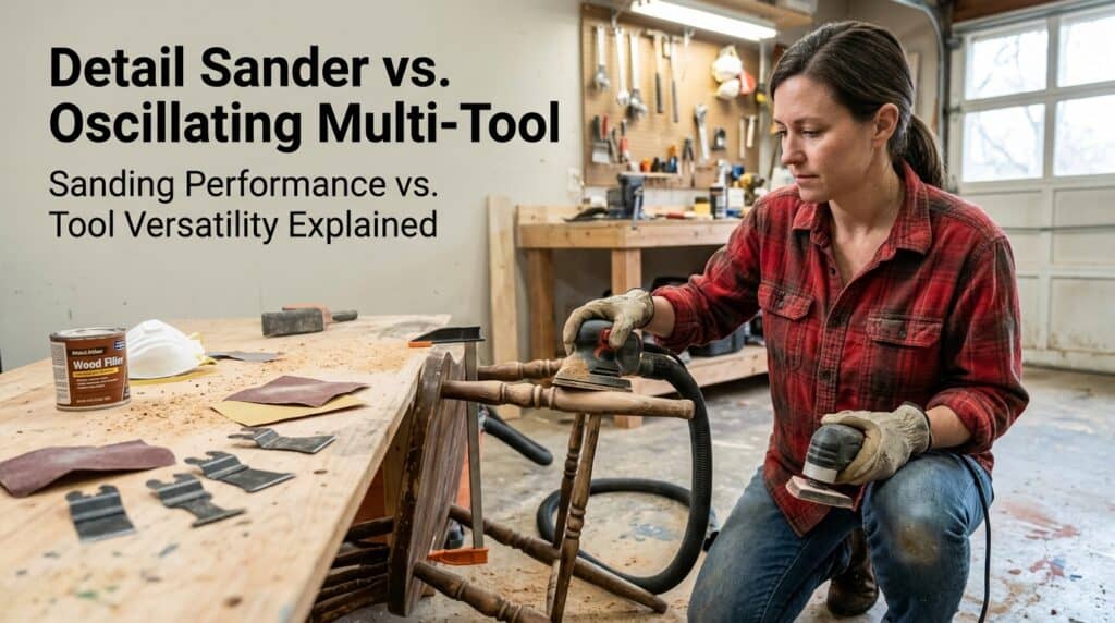 Detail Sander vs. Oscillating Multi-Tool