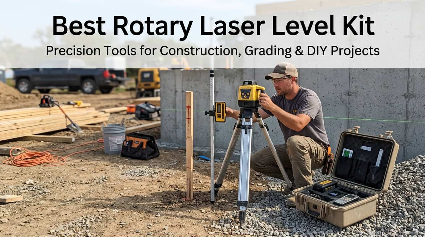 Best Rotary Laser Level Kit for Pros in 2026