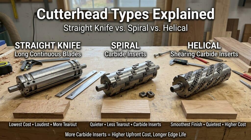 Cutterhead Types Explained