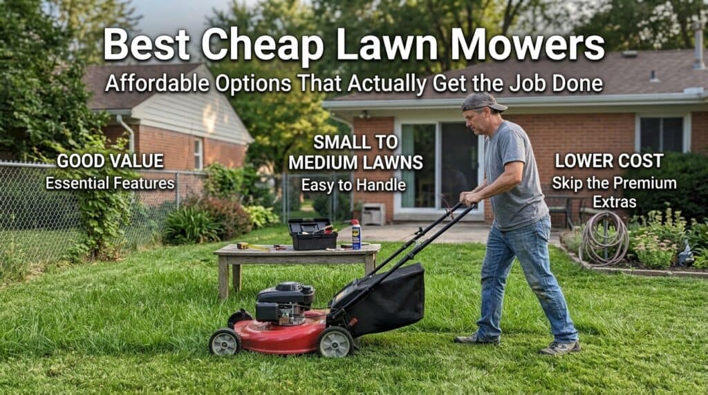 cheap lawn mowers