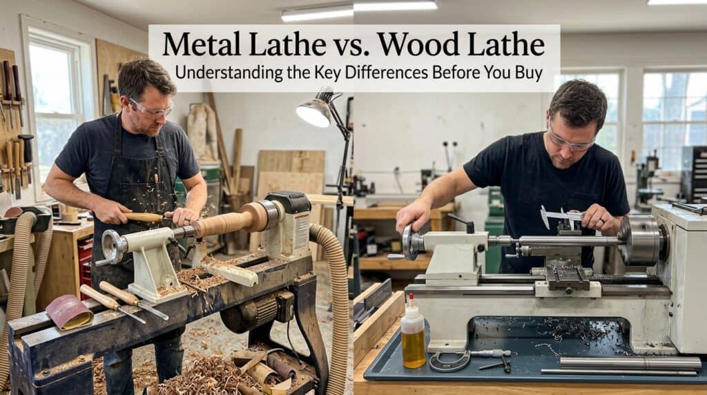 Metal Lathe vs. Wood Lathe