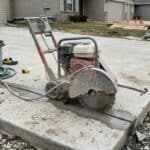 Walk-Behind Concrete Saw